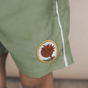 Solid Swim Shorts - Iguana
