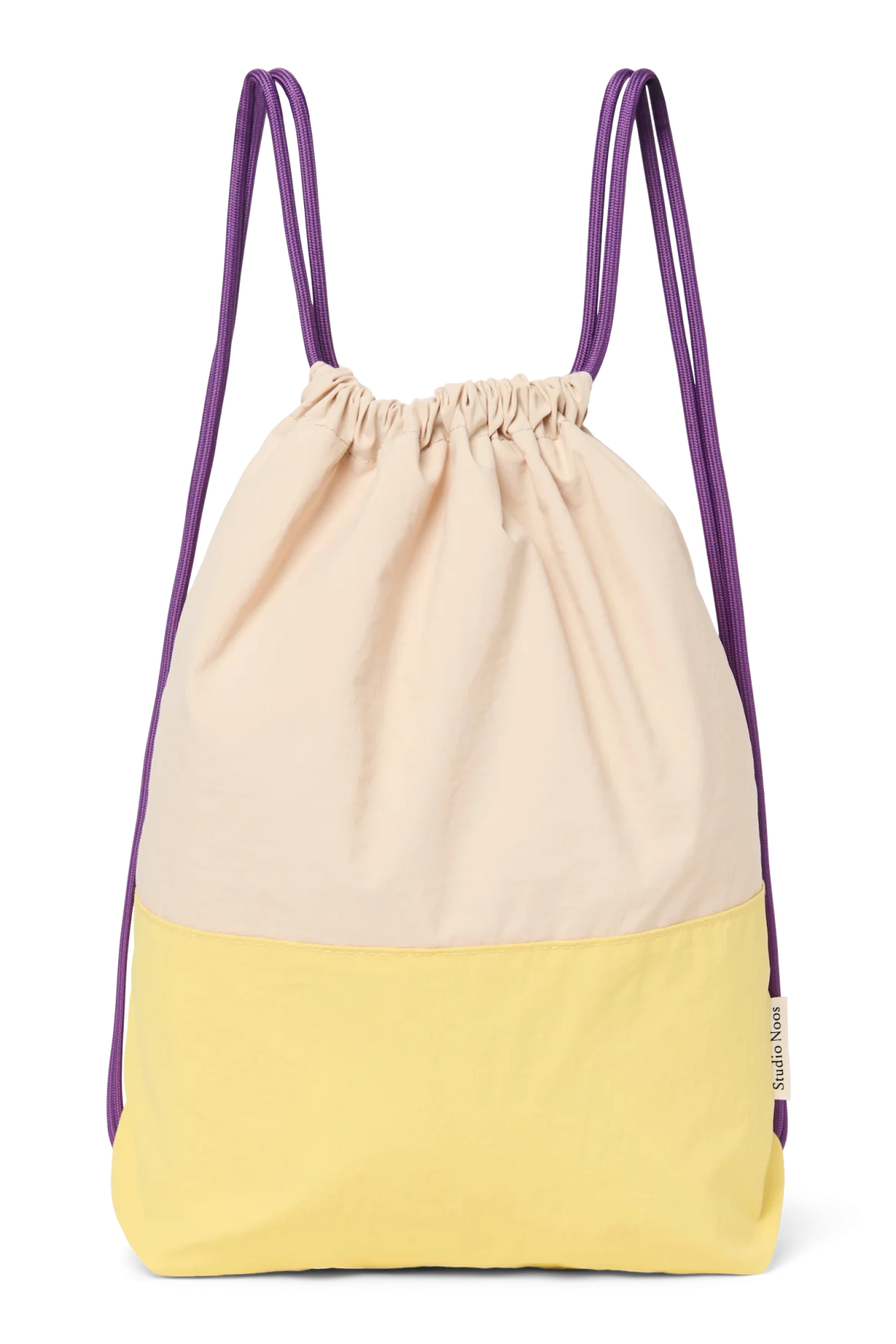 Patchwork Gym Bag -Yellow