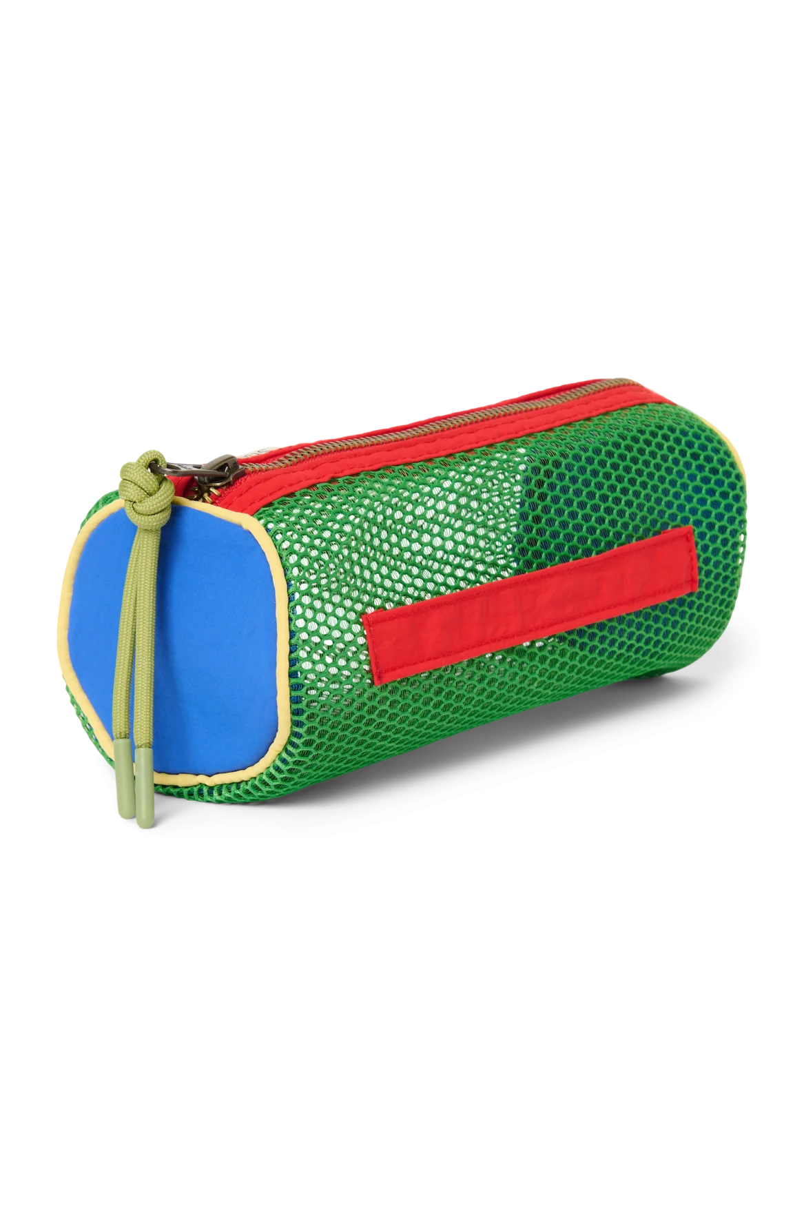 Patchwork Pencil Case - Fiery Red