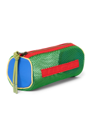 Patchwork Pencil Case - Fiery Red