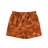 Palms Swim Shorts - Bombay Brown
