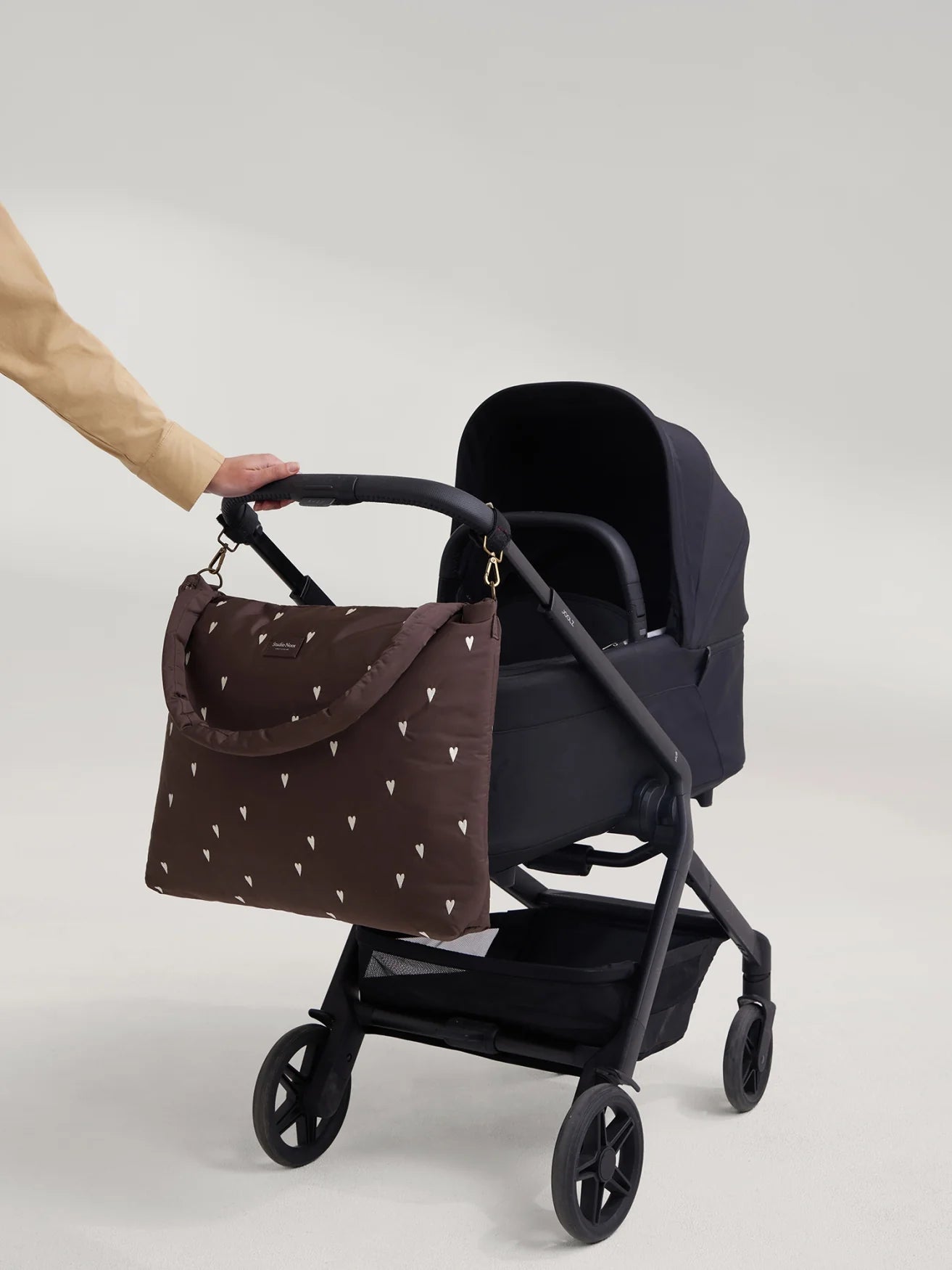 Puffy Heart Diaper Bag