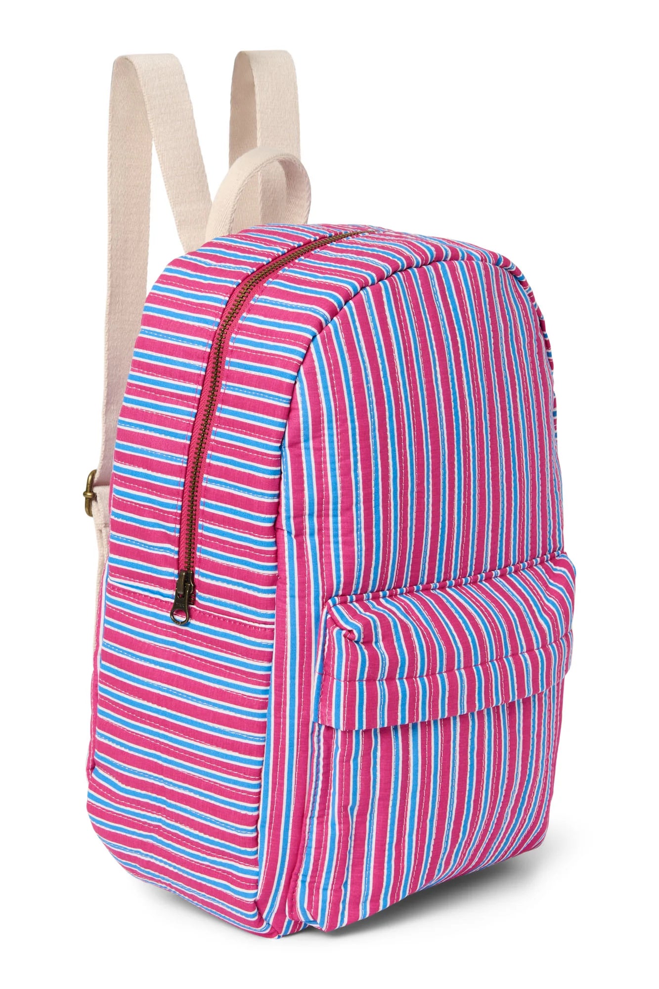 Poplin Striped Midi Backpack