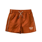 Solid Swim Shorts - Bombay Brown
