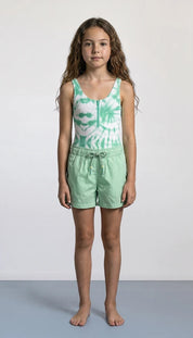 Capri Swim Shorts - Mint