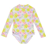 Aloha Vacay Leg Frill Surf Suit