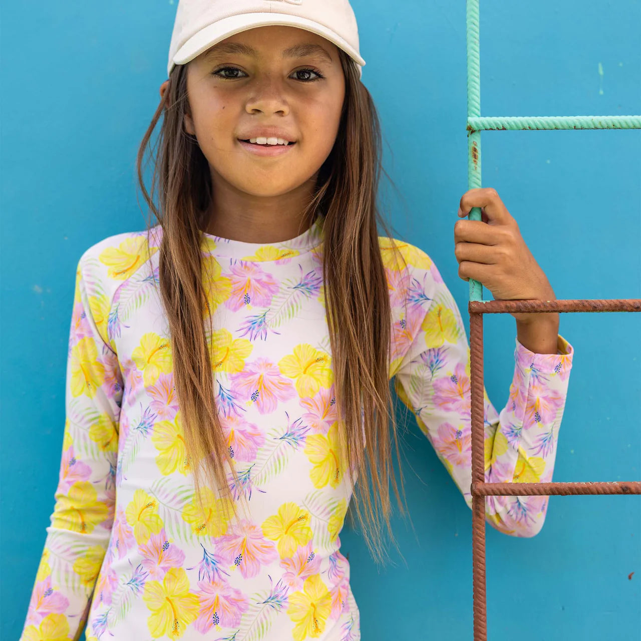 Aloha Vacay Long Sleeve Surf Suit