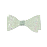 Gianna Ribbon Hair Clip – Silver