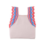Giselle Knitted Top with Scallop Details