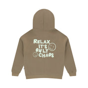 RELAX IT'S ONLY CHAOS Hoodie in Elmwood