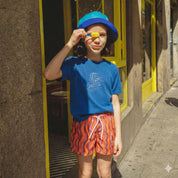 Tangerine Flows Swim Shorts