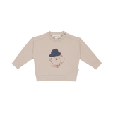 Baby Boy Sweater in French Grey