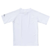 White Short Sleeve Rash Top