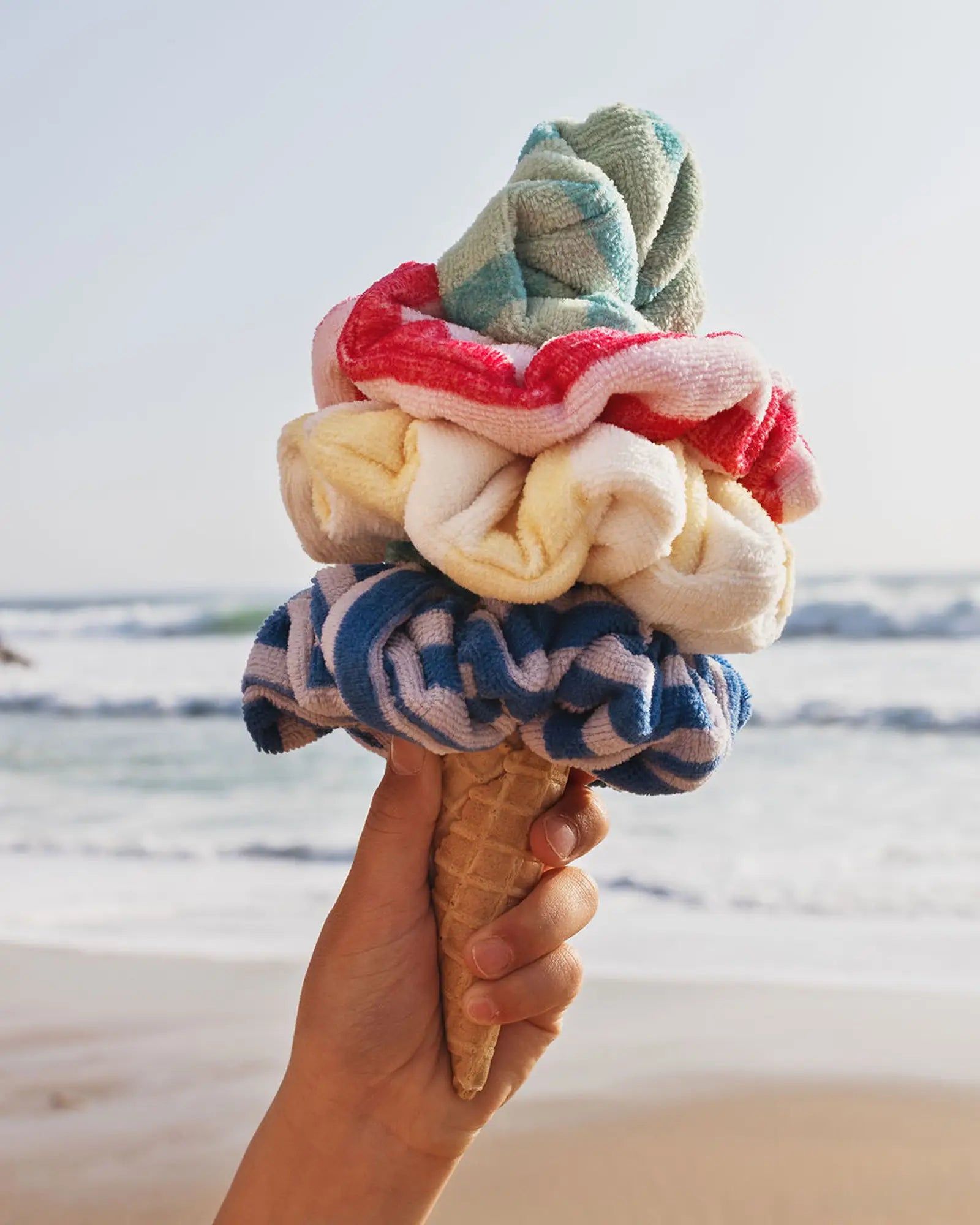 Scrunchie - Vague Jaune