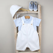 White Twill Shortalls