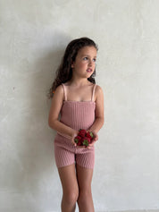 Braid Berry Crop Top