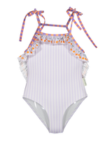 Lavender Cherry Swimsuit