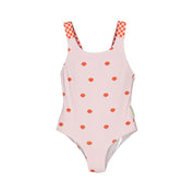 One-Piece Swimsuit – Textured Lips