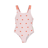 One-Piece Swimsuit – Textured Lips