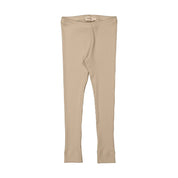 Ribbed Leggings in Stone