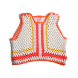 Piper Colorblock Crochet Vest