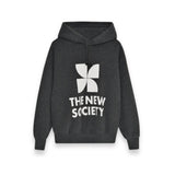 TNS Logo Hood Sweatshirt Galactic – Grey Melange