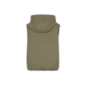Teddy Reversible Vest – Olive