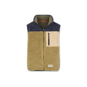 Teddy Reversible Vest – Olive