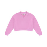 V-Neck Cropped Sweater