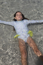 Candy Animal Dots Long Sleeve Swimsuit