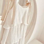 Muslin White Dress