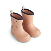 Aston Rain Boot – Cherry Hearts & Pale Tuscany