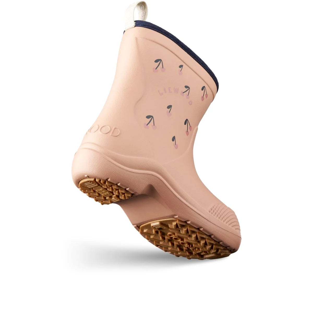 Aston Rain Boot – Cherry Hearts & Pale Tuscany