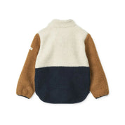 Nolan Pile Jacket – Classic Navy Multi Mix