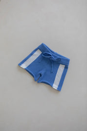 Crochet Shorts in Cobalt Salt