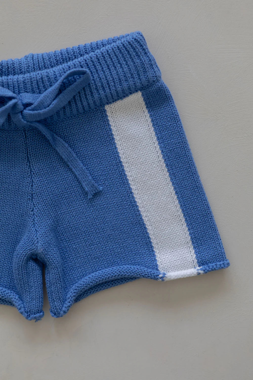 Crochet Shorts in Cobalt Salt