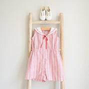 Red Striped Jumpsuit