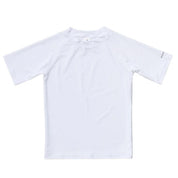 White Short Sleeve Rash Top