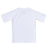 White Short Sleeve Rash Top