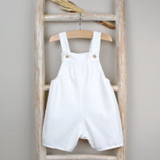 White Twill Shortalls